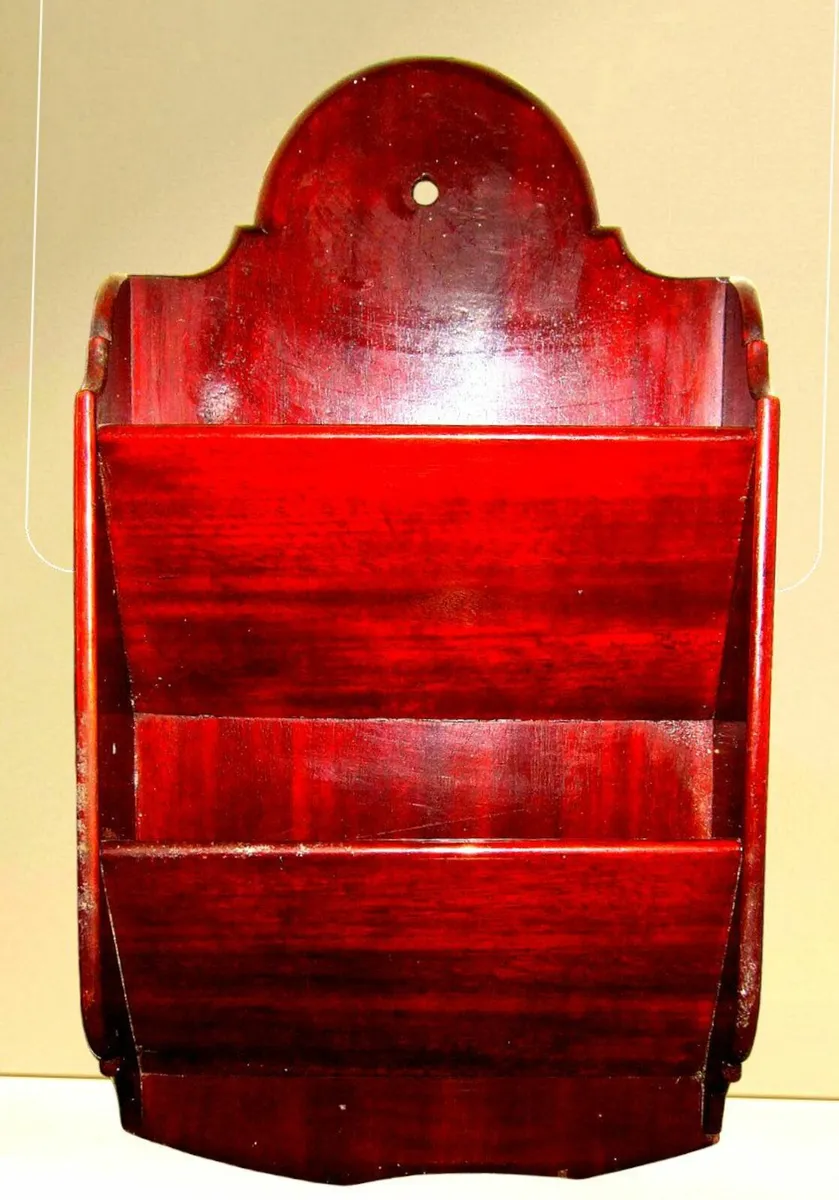 Vintage Wooden Letter Rack - Image 3