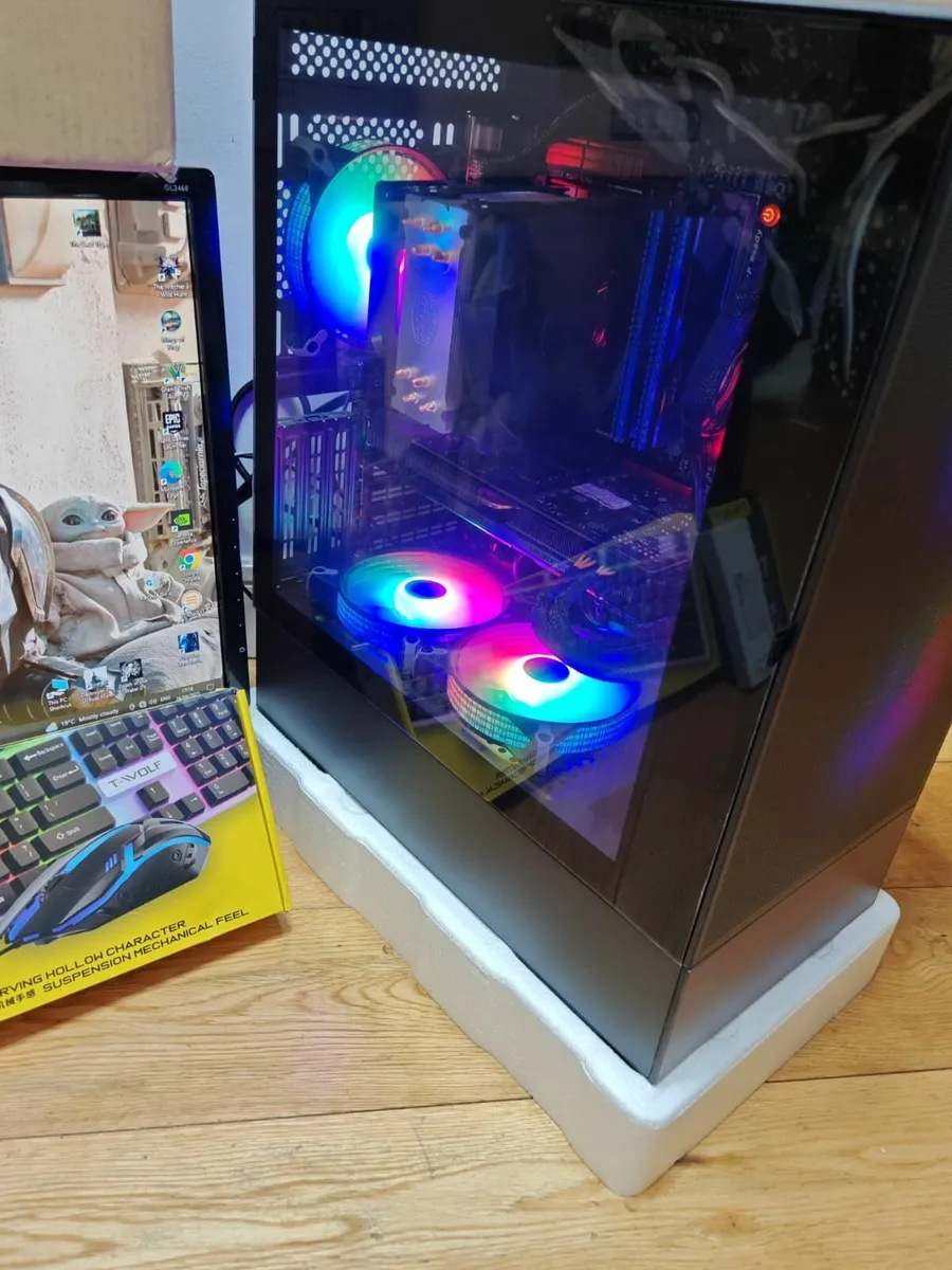 PC GAMING COMPUTER MONITOR 1 TB SSD 10 FANS LED - Image 4