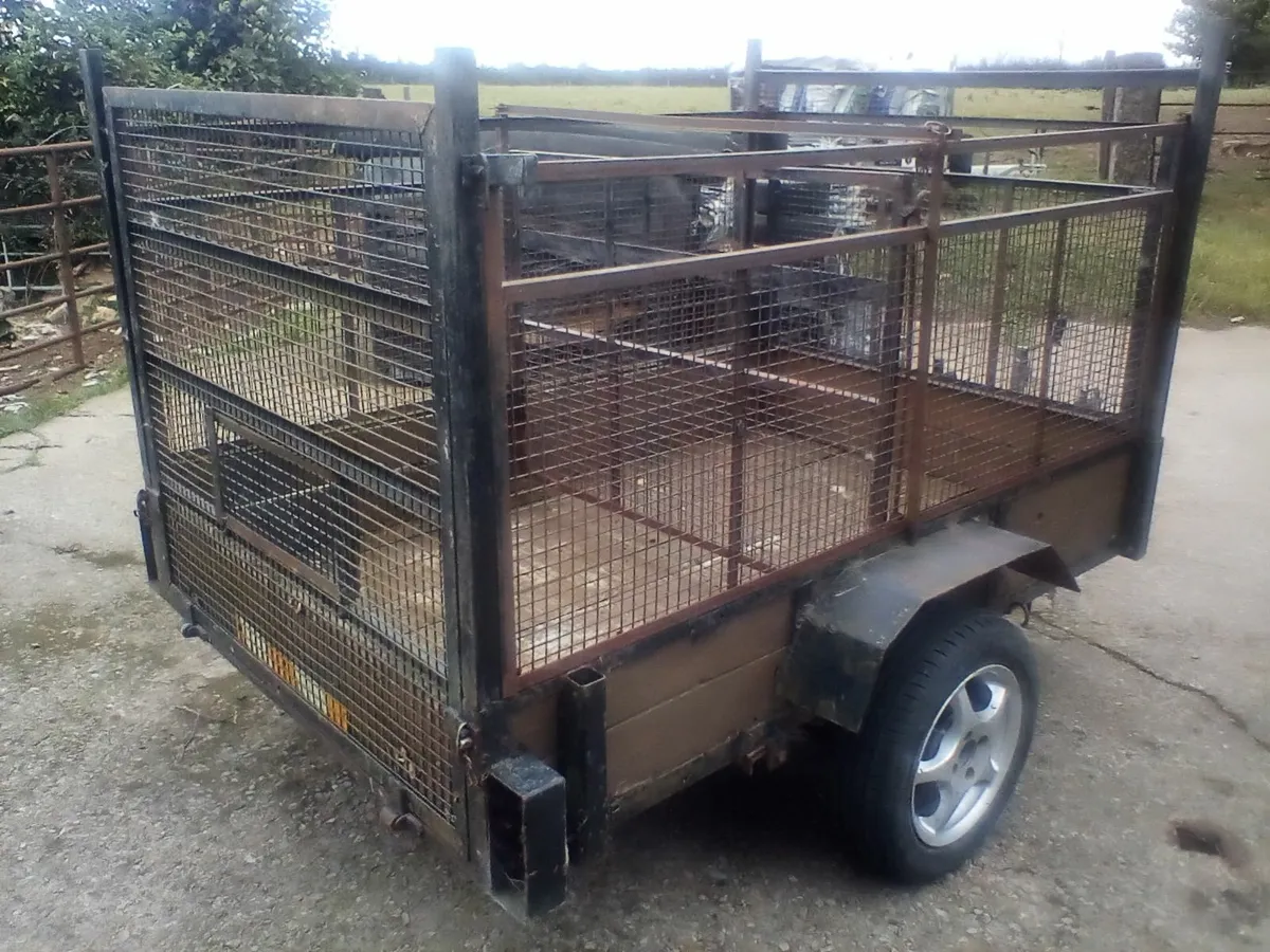 Sheep trailer and  ,sheep penning gates - Image 1