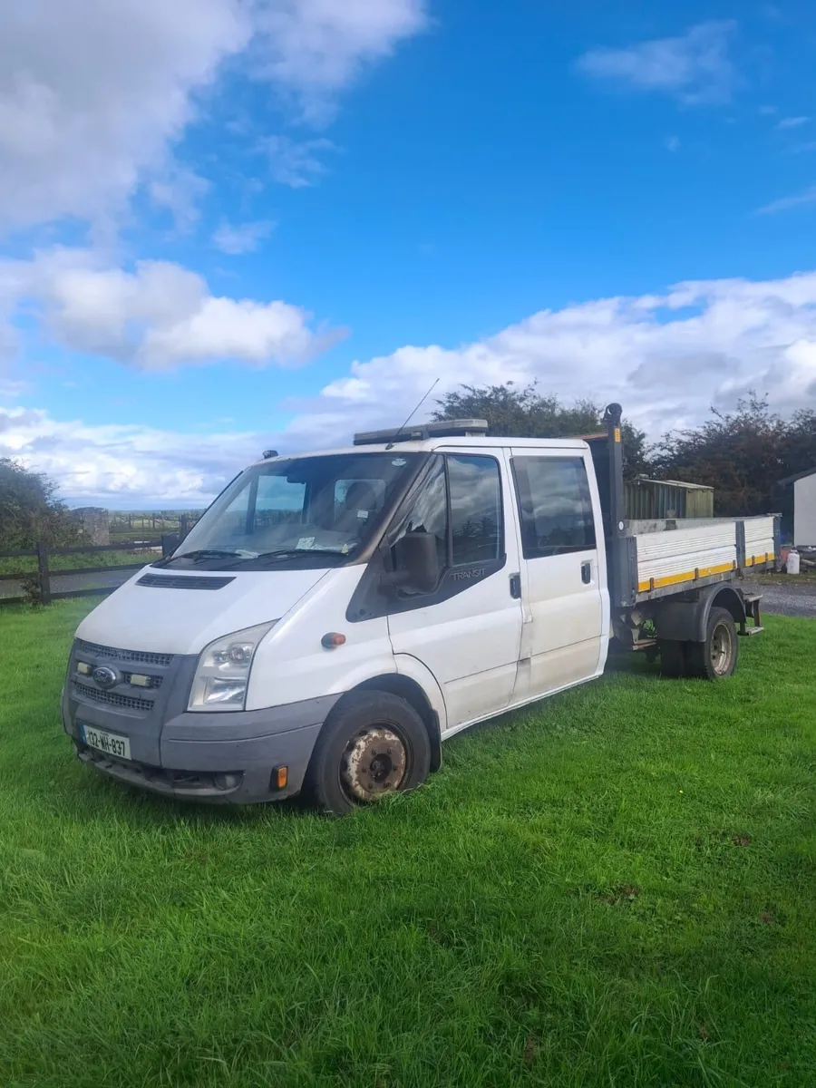Ford transit crew cab tipper - Image 1
