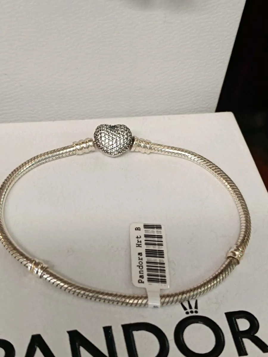 Pandora Bracelet, Heart - Image 1