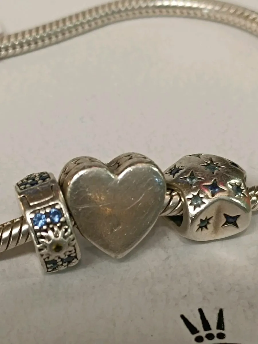 Pandora Bracelet with Charms incuding Ireland - Image 3