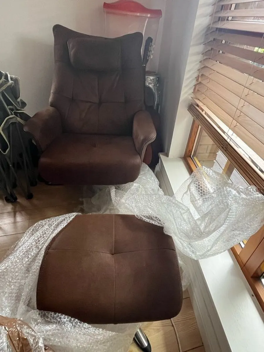 chair and foot stool - Image 1