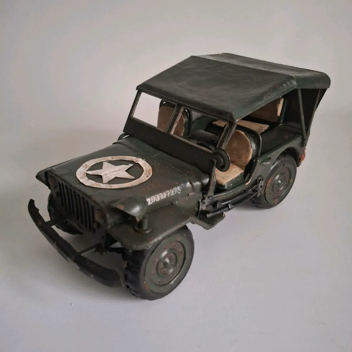 Tinplate US Willy's Jeep - Image 1