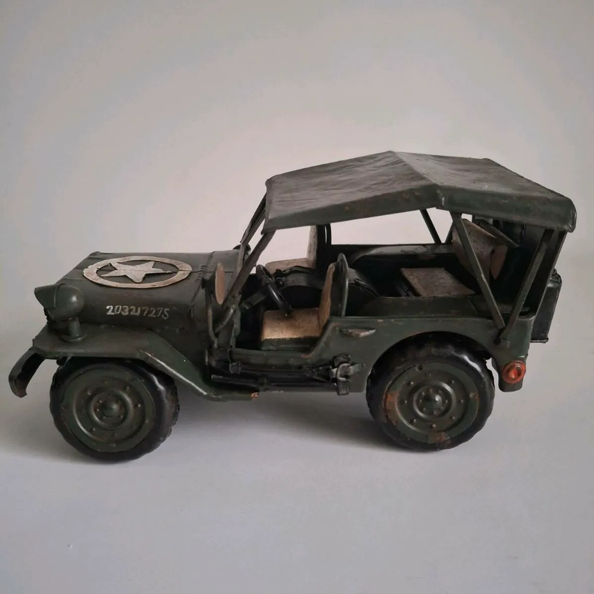 Tinplate US Willy's Jeep - Image 2