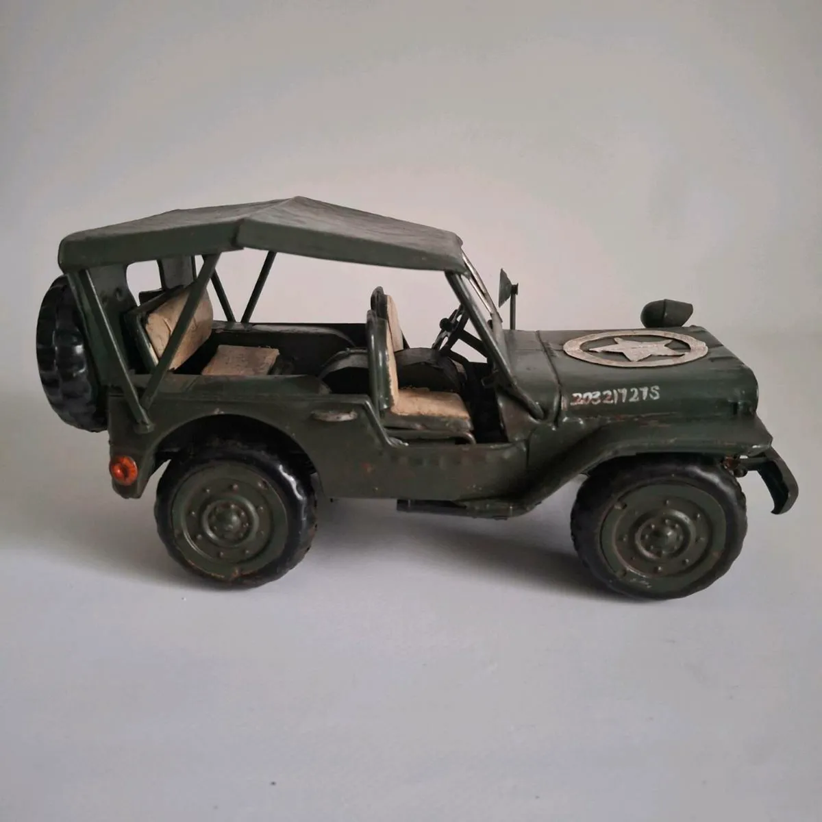 Tinplate US Willy's Jeep - Image 4
