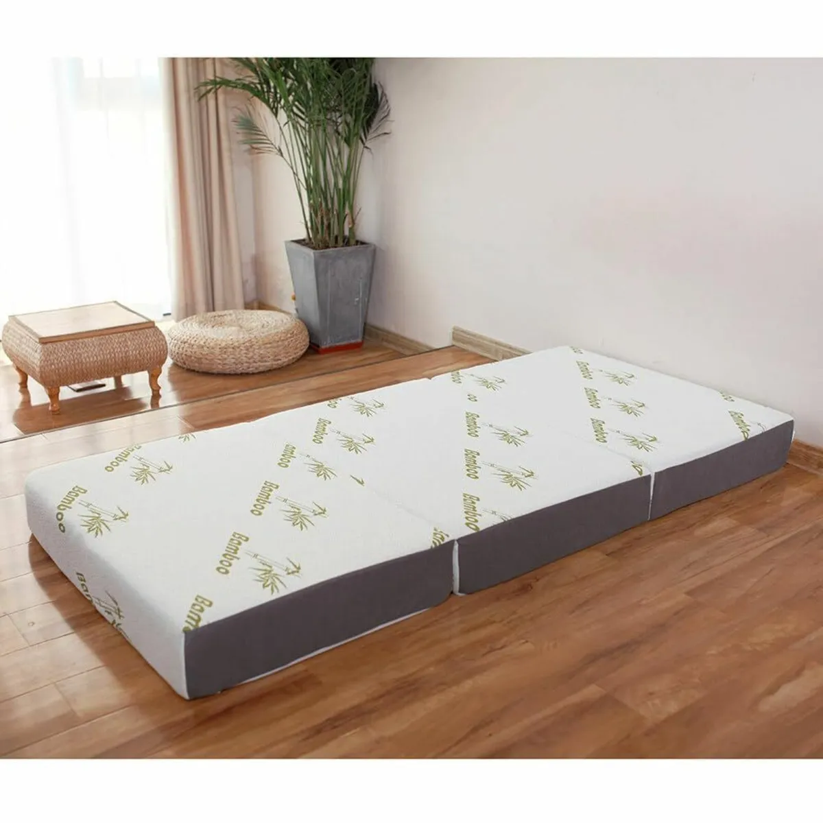 Foldable Foam Mattress (Full Size) - from Bamboo - Image 1