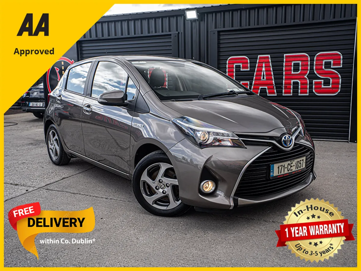 2017 Yaris 1.5 Hybrid/Irish car/1yr warranty - Image 1