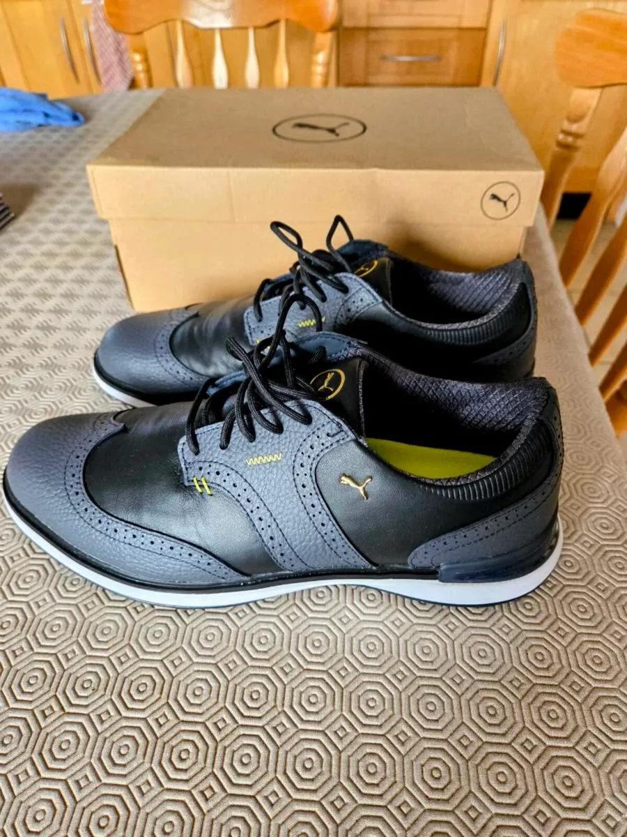 Puma Avant Wingtip Golf Shoes - Image 1
