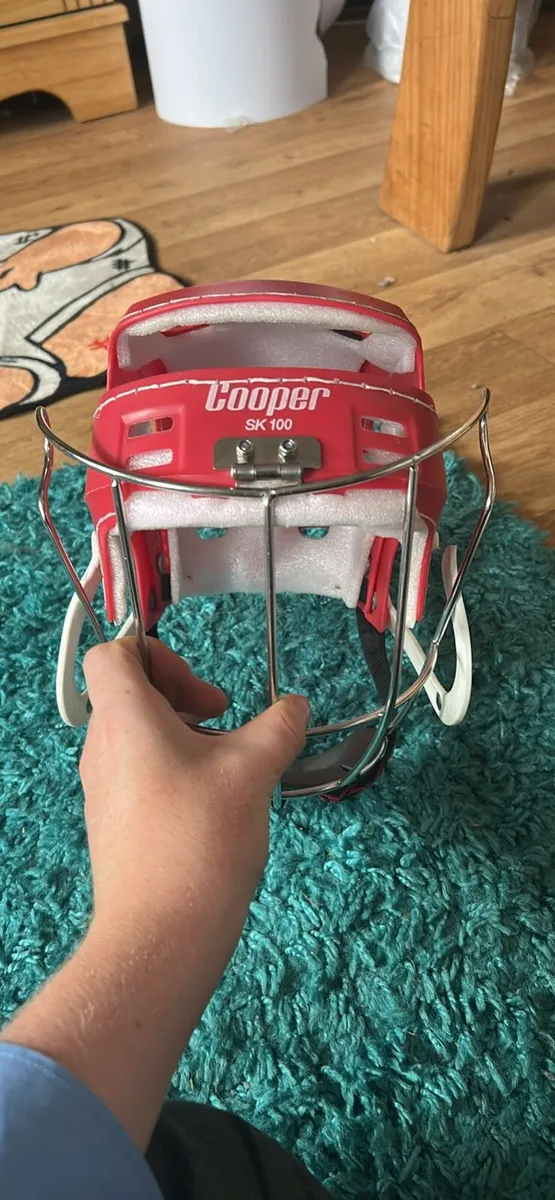 Red cooper stitched thurles guard - Image 1