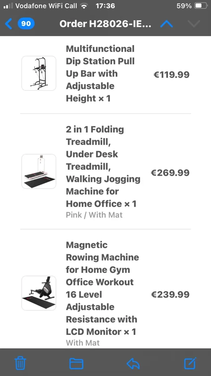 Home fitness equipment