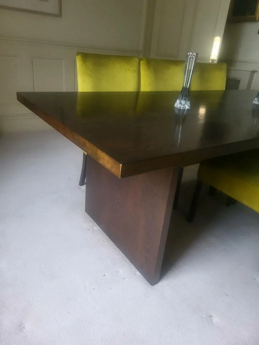 Dining table & 8 chairs - Image 3