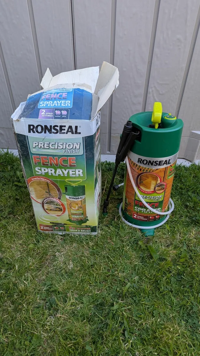 Ronseal fence sprayer