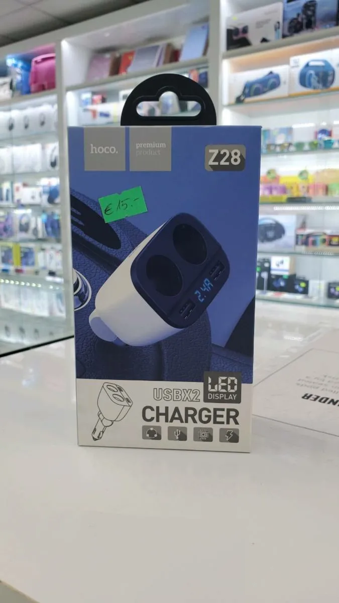 USB car charger spliter