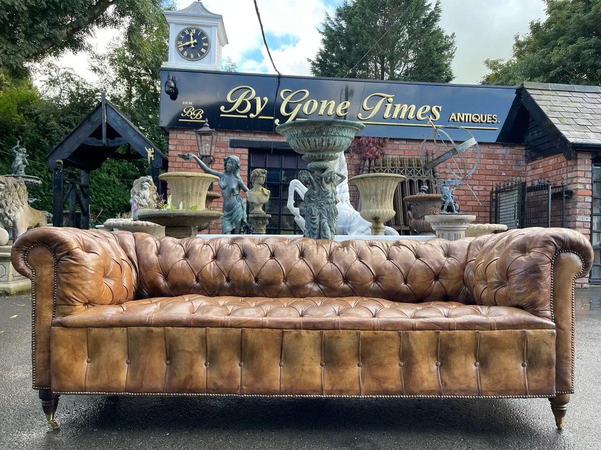 Antique original chesterfield - Image 1