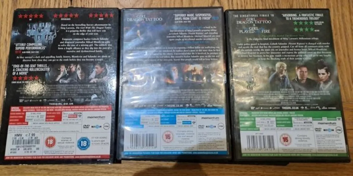 The Girl Trilogy DVDs - Image 3