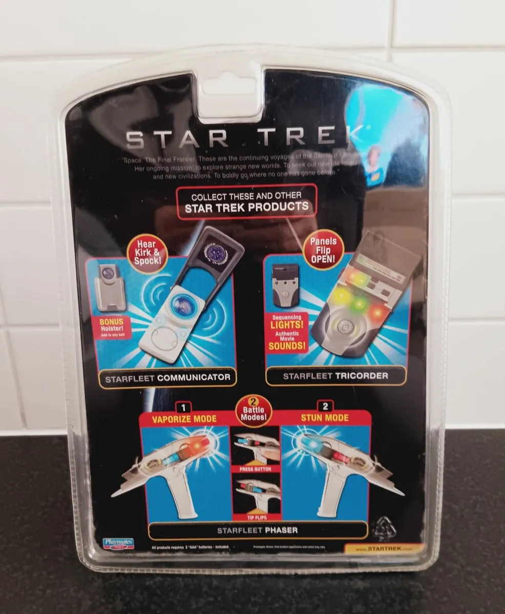 star trek star fleet phaser gun  (new & sealed) - Image 2