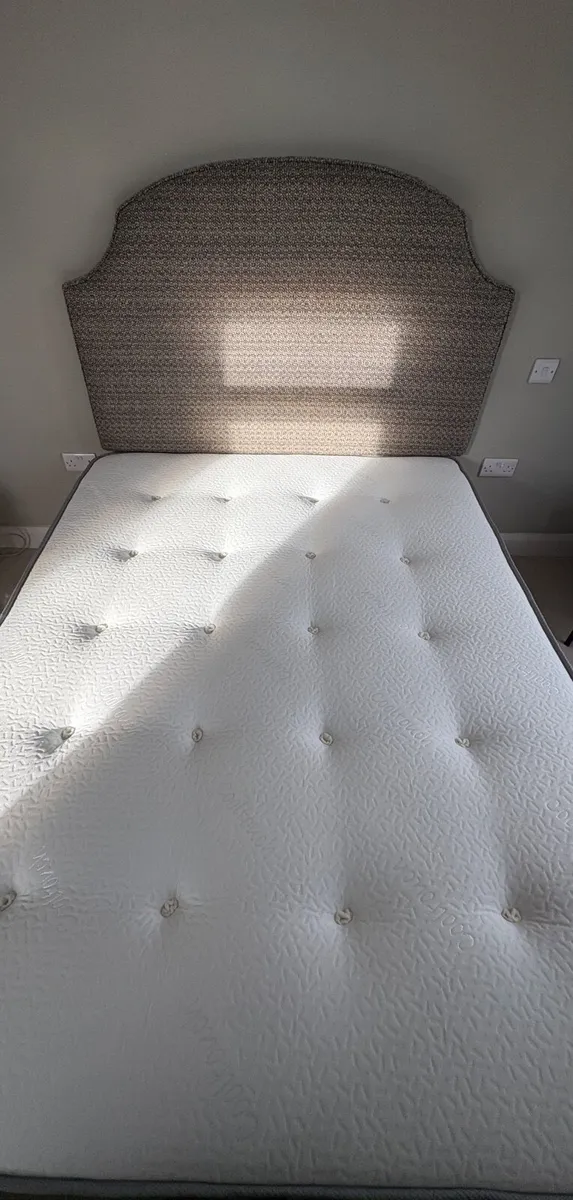 New King Size Bed, Mattress and Headboard - Image 1