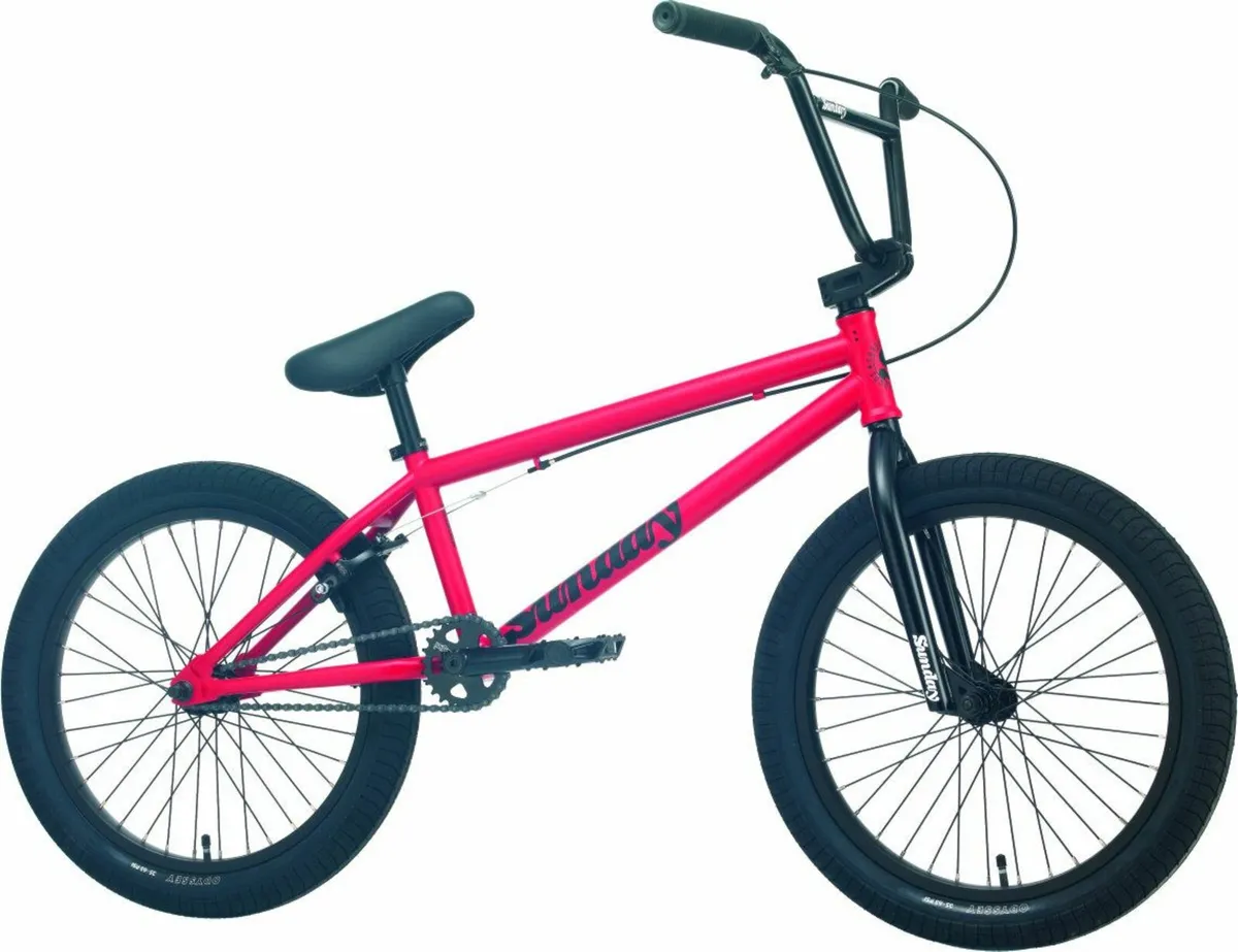 Sunday Primer 20" matte fire engine red BMX