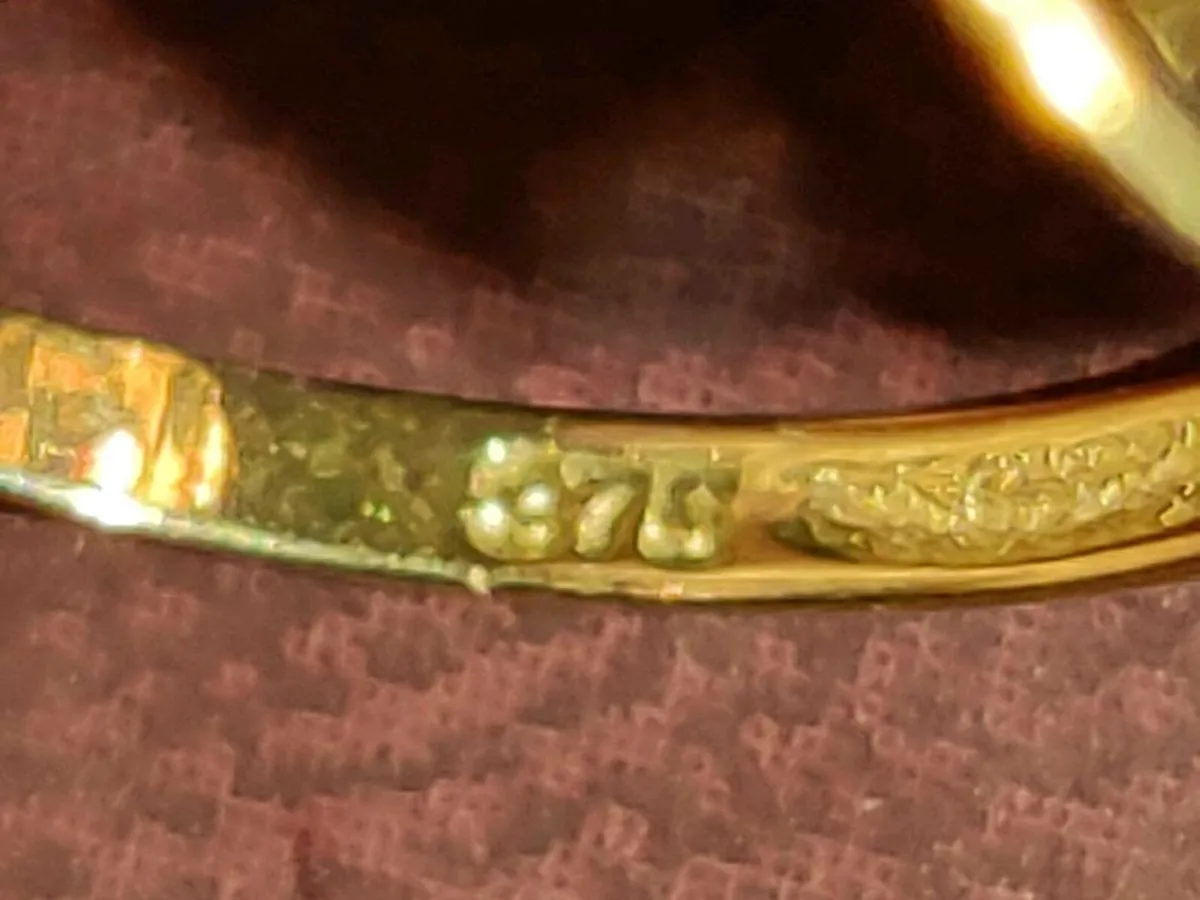 RARE MYSTIC & DIAMOND, 9CT Gold New Dress Ring ! - Image 2