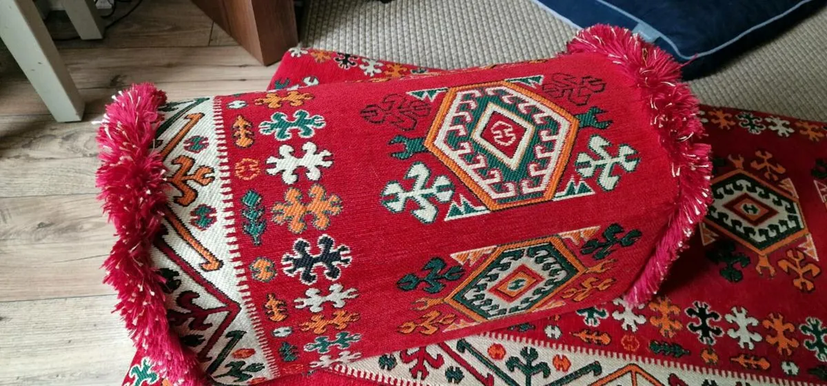 , "Majlis seating Turkish Seating, Kilim Cushions - Image 2