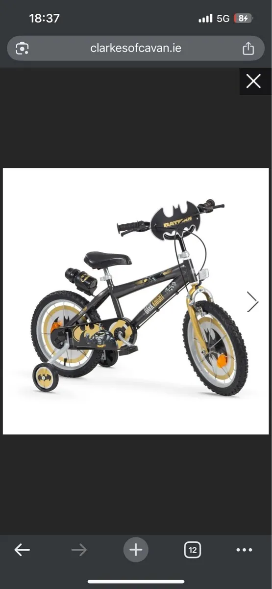 Kids Batman bike - Image 1