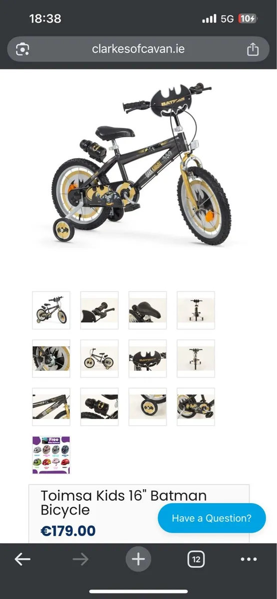 Kids Batman bike - Image 2