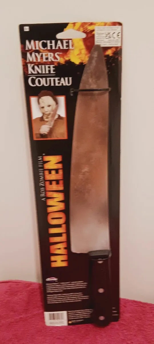 michael myers 15" plastic prop knife  (new)