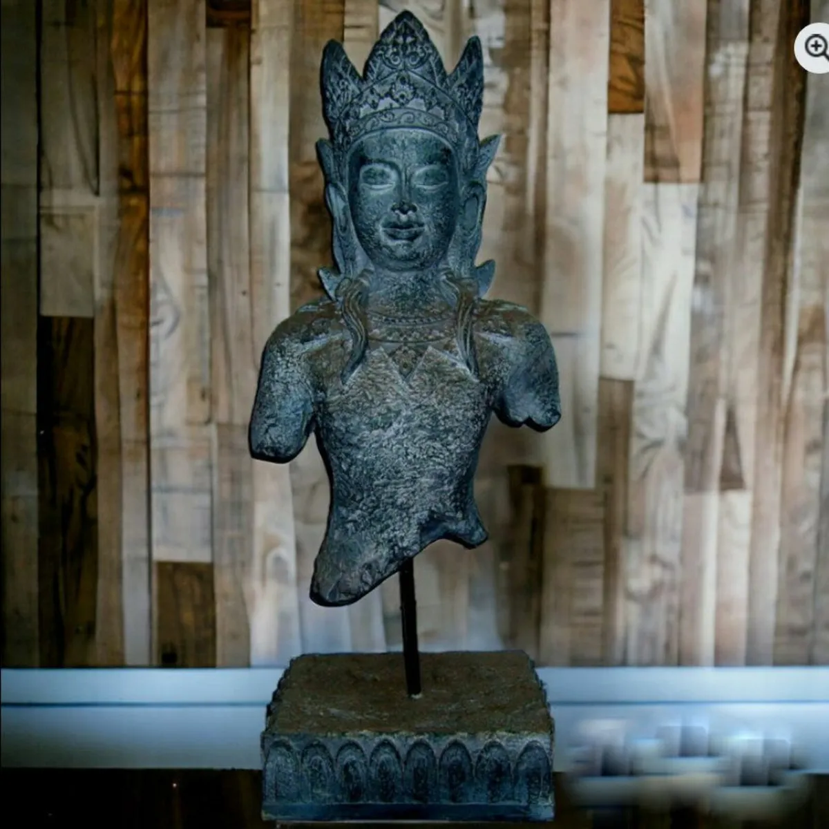 Vintage Asian Art Statue - Image 4