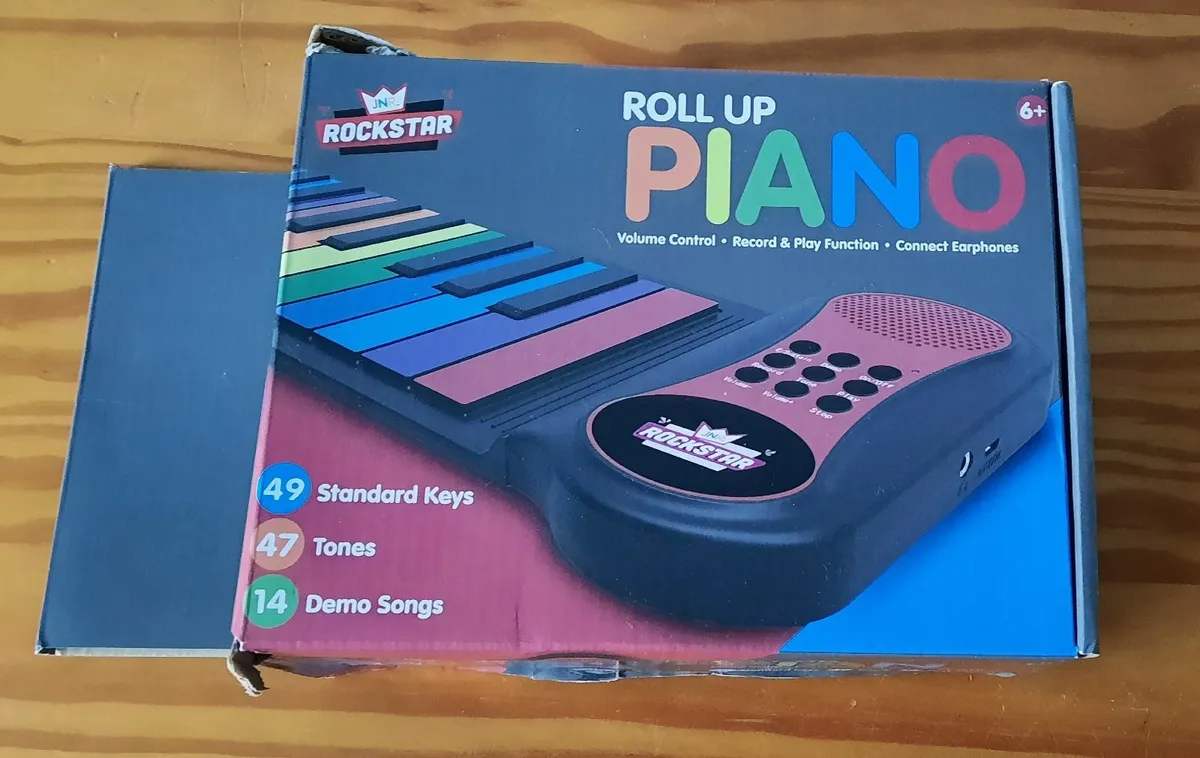 Set of Roll Up Drum and Piano Instruments - Image 2