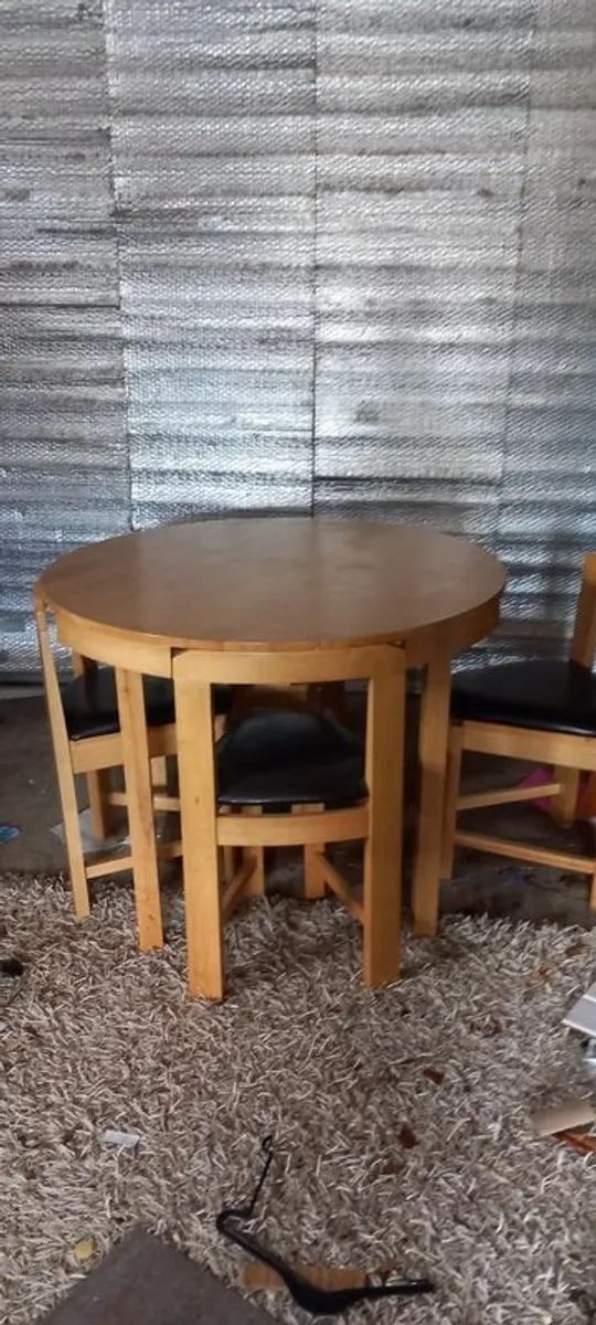 Table and chairs