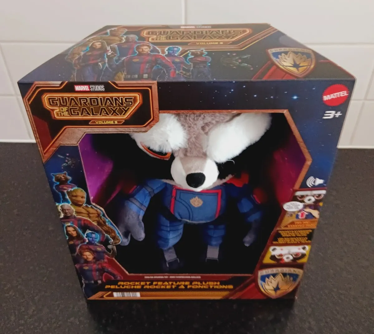 Guardians of the Galaxy Rocket Plush figure. new - Image 3