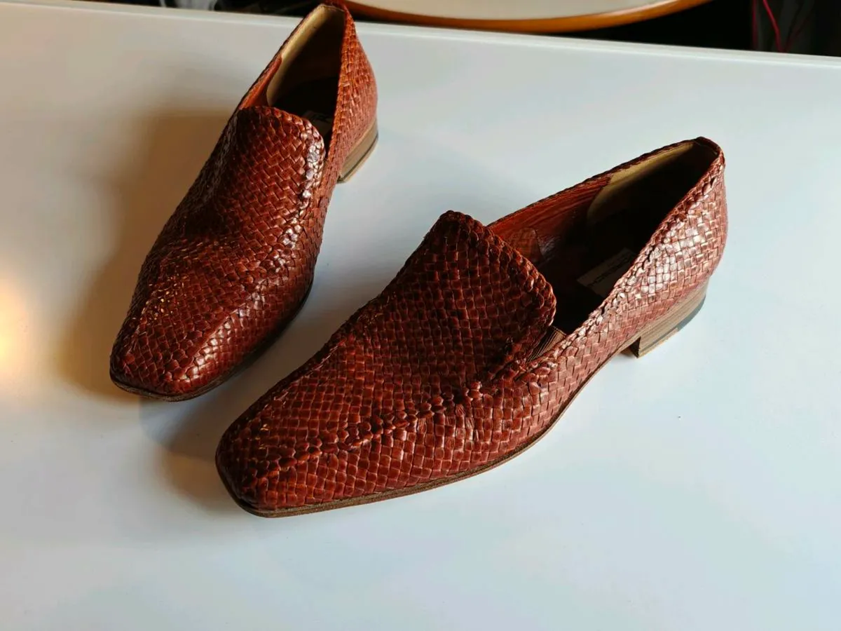 Men's leather Mocassin shoes - Image 1