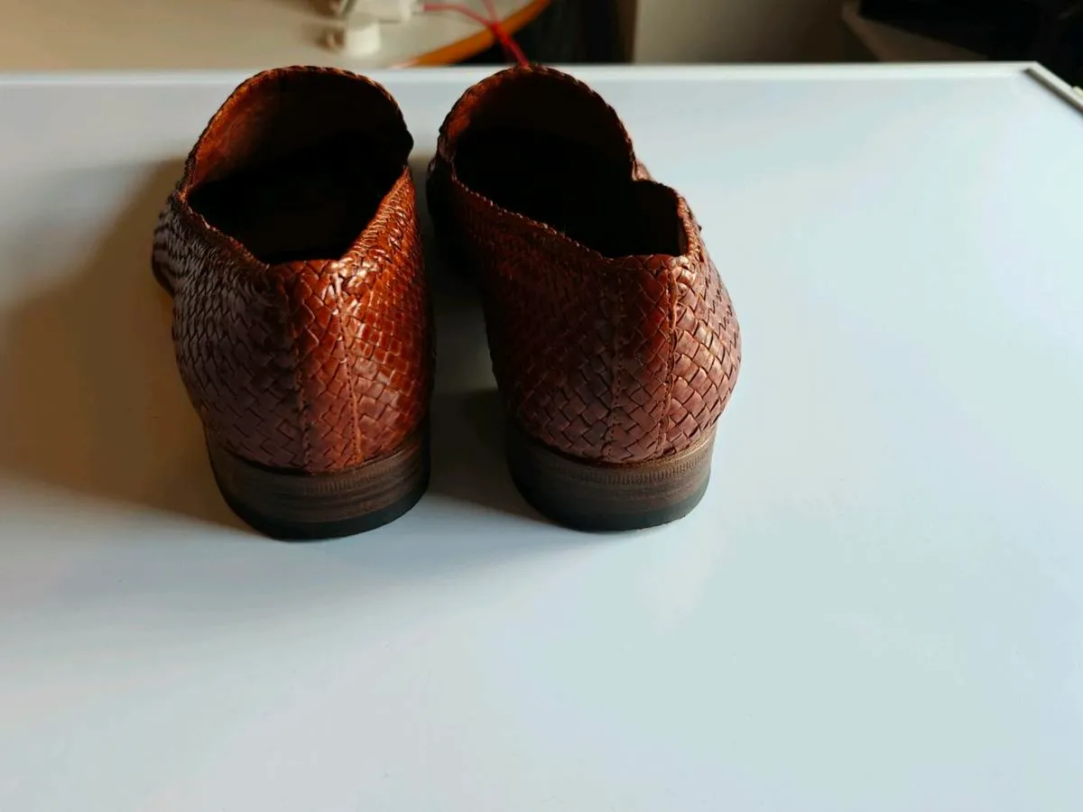 Men's leather Mocassin shoes - Image 2