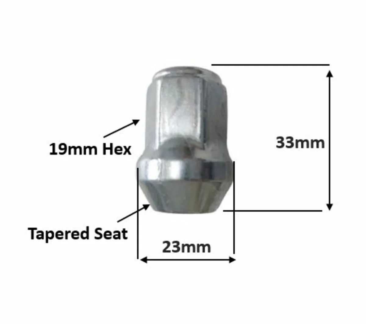 24 x Black Ford Ranger Wheel Nuts - Delivery - Image 3