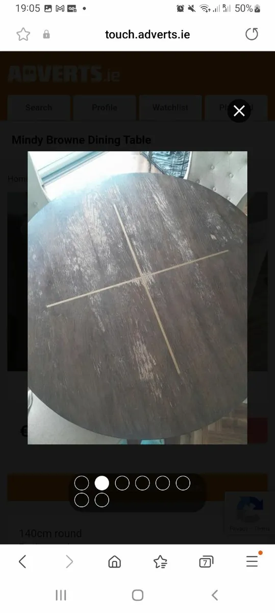 Mindy Brown Dining Table - Image 1