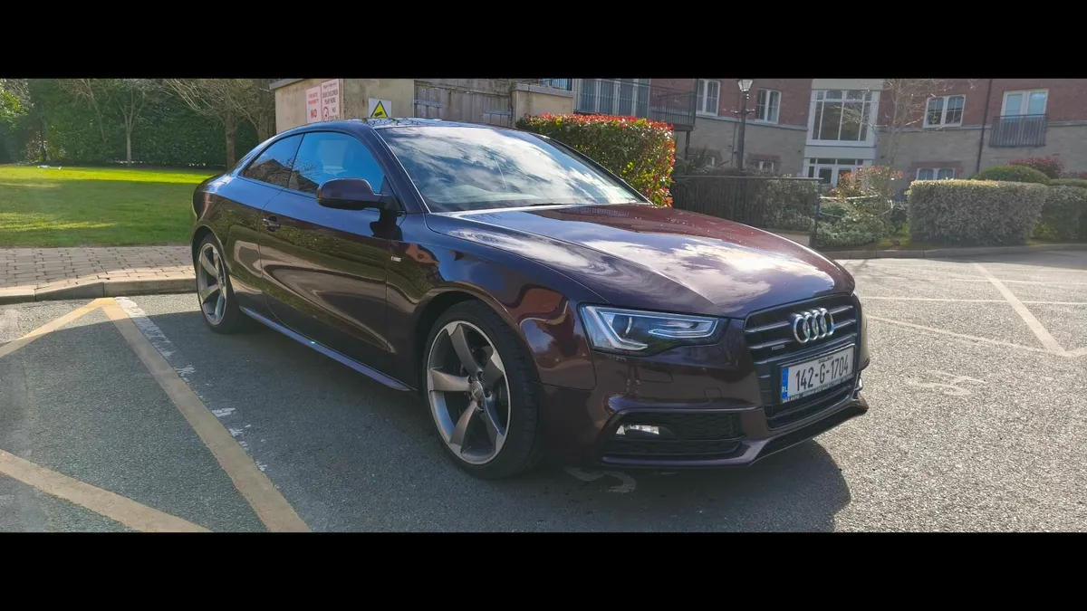 Audi Quattro A5 S Line Coupe Automatic Maroon - Image 1