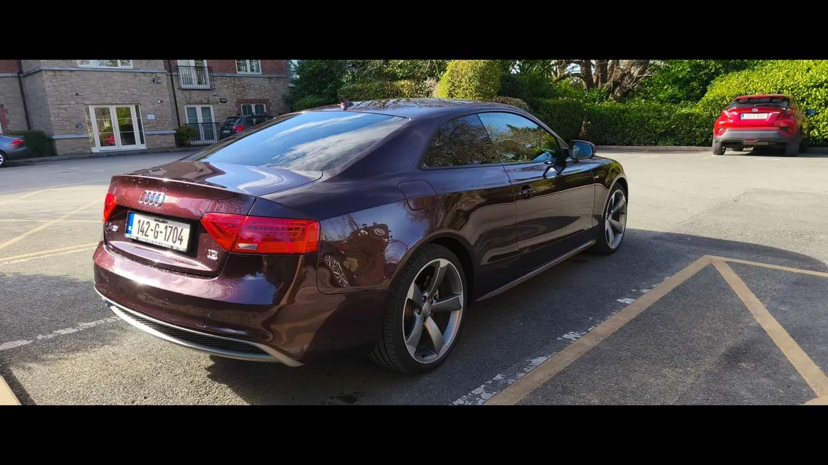 Audi Quattro A5 S Line Coupe Automatic Maroon - Image 3