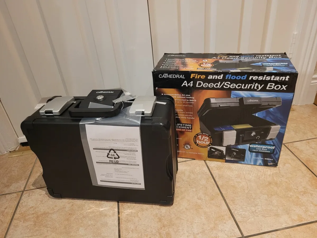 Fire & Waterproof safe suitcase chest box - Image 1