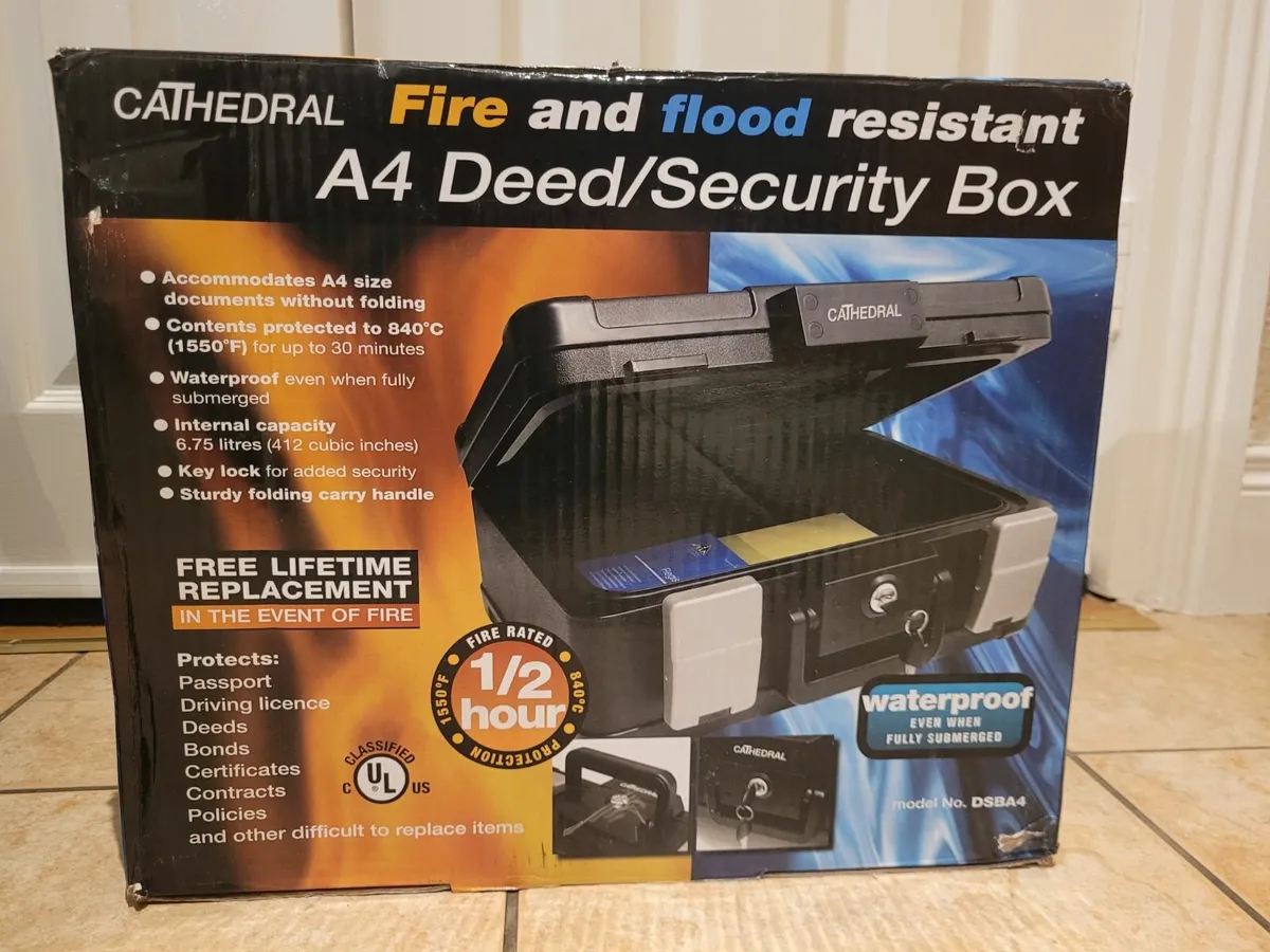 Fire & Waterproof safe suitcase chest box - Image 2