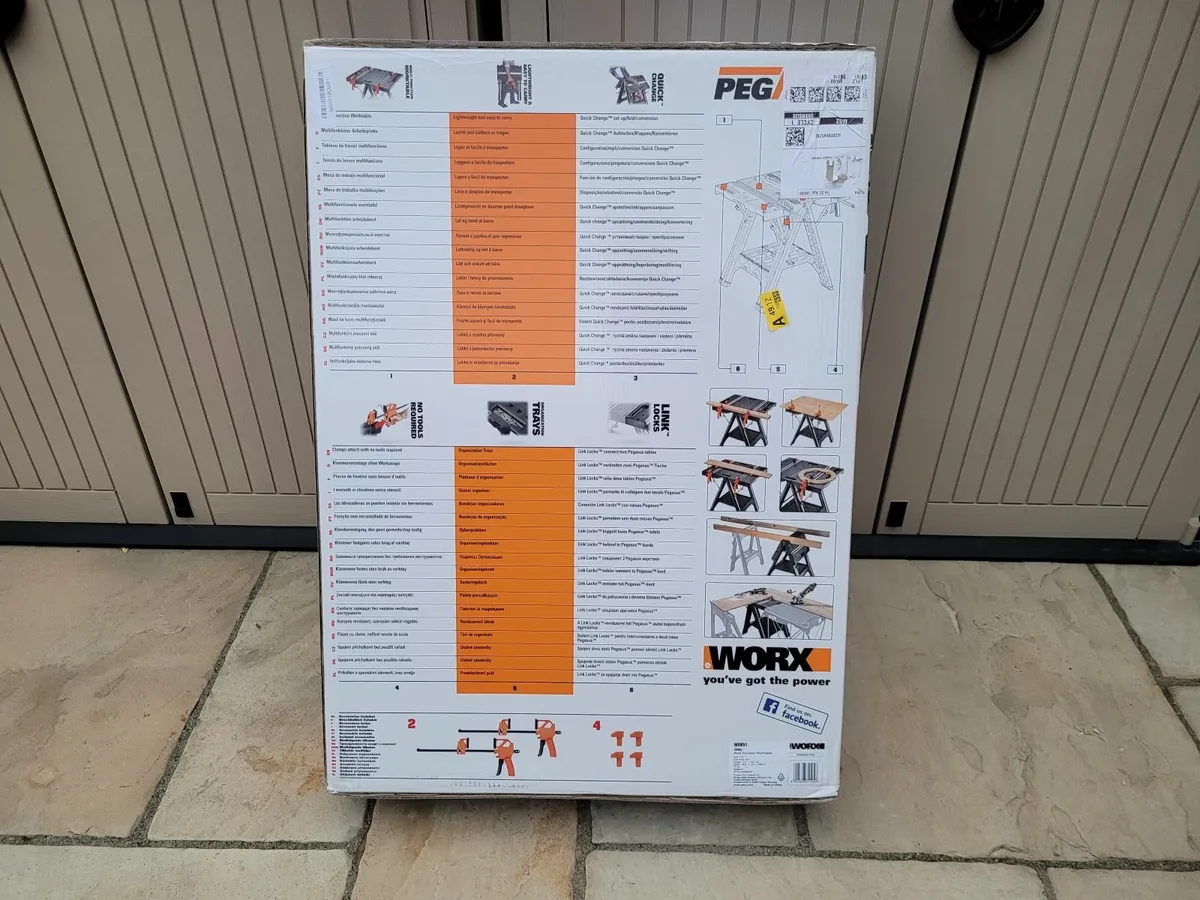 Folding Workbench Sawhorse Worx Pegasus WX051 - Image 3