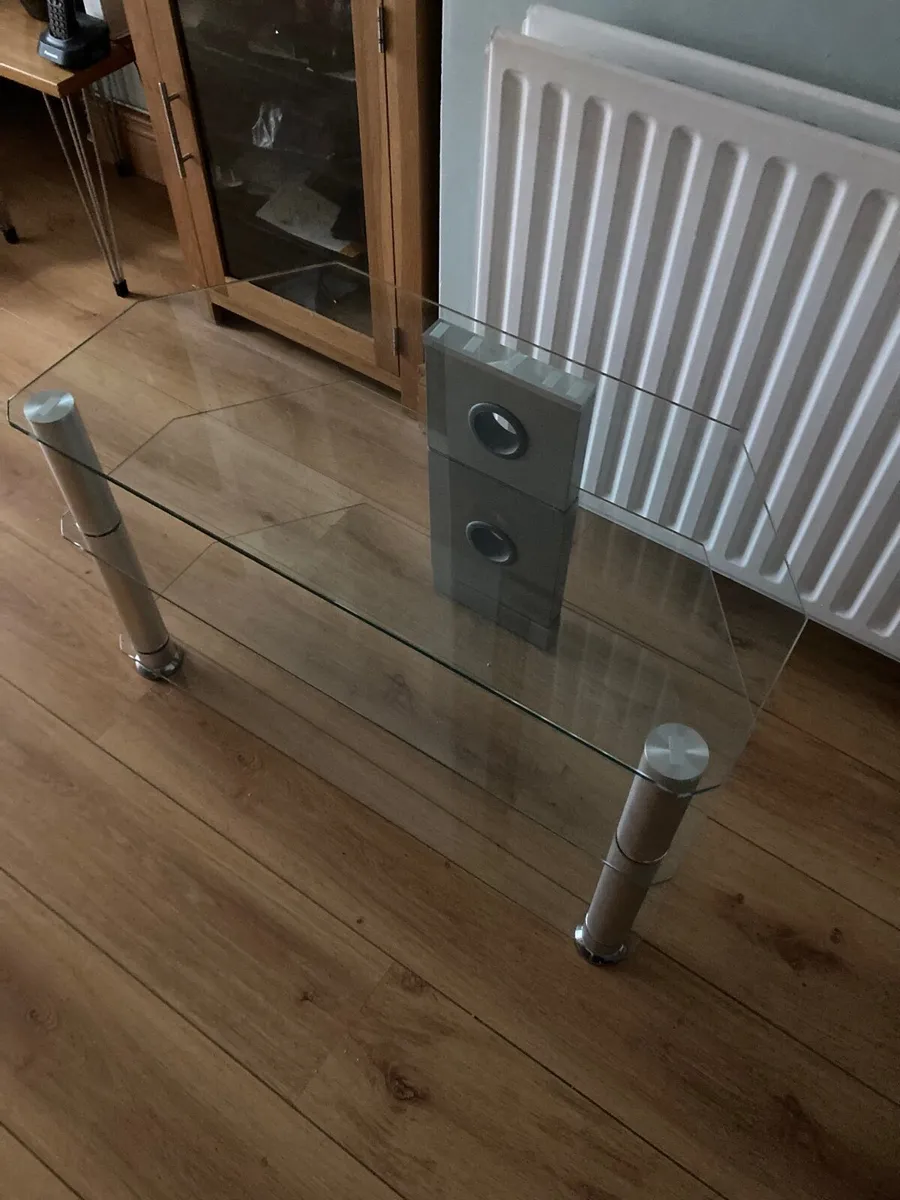 Glass TV Stand