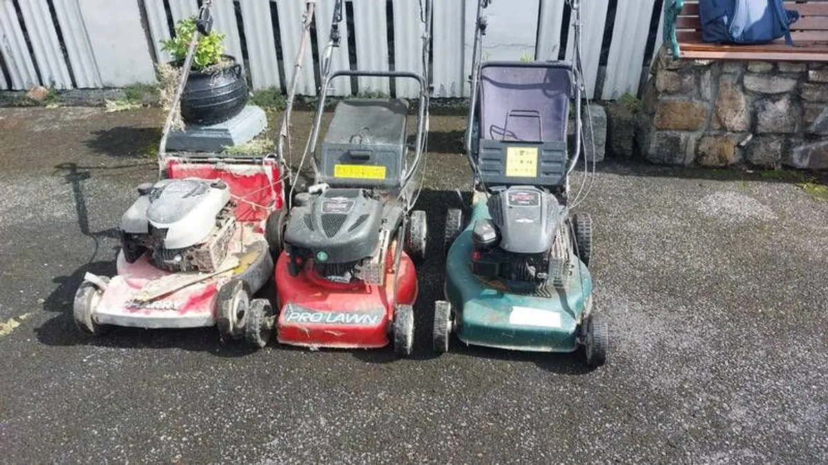 lawnmowers X 3 - Image 1