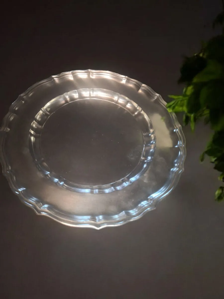 Heavy Mullingar Pewter tray 24cm - Image 1