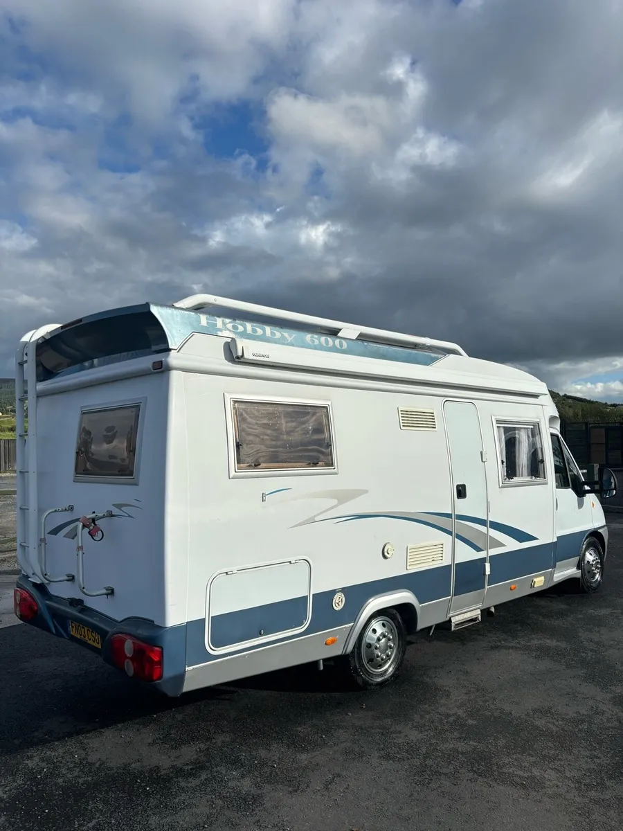 FIAT DUCATO Hobby 4 berth fix bed 2003 NI - Image 4