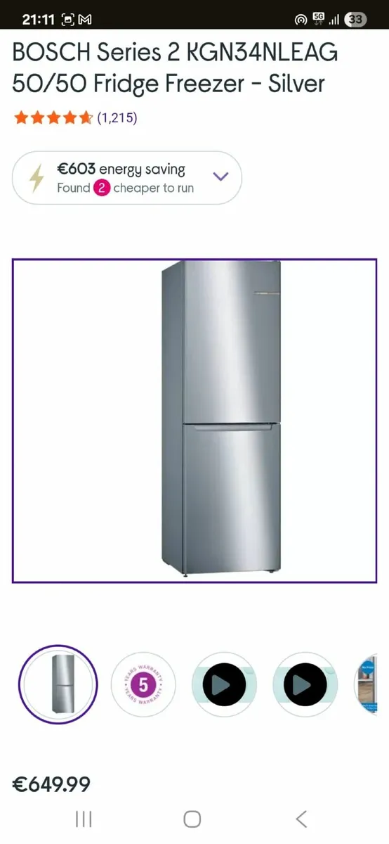 Bosch Fridge - Image 1
