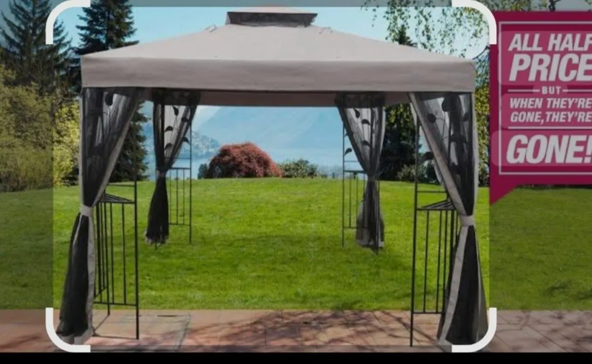 Gazebo 3m x 3m Homestore & More - Image 2