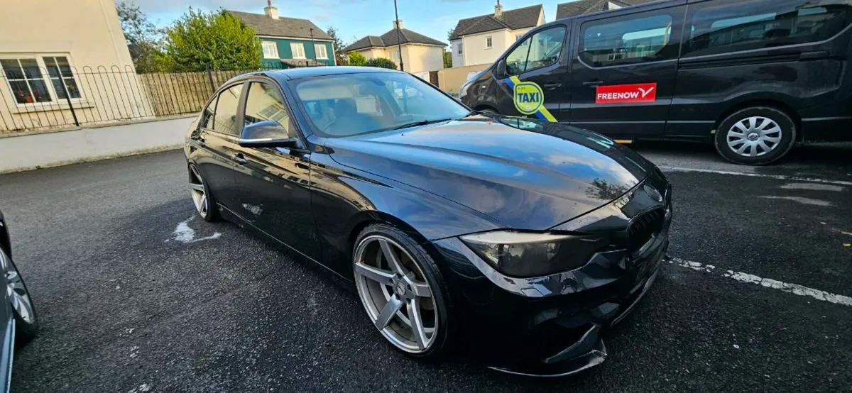 BMW F30 2012 2.0d coilovers, custom exhaust - Image 1