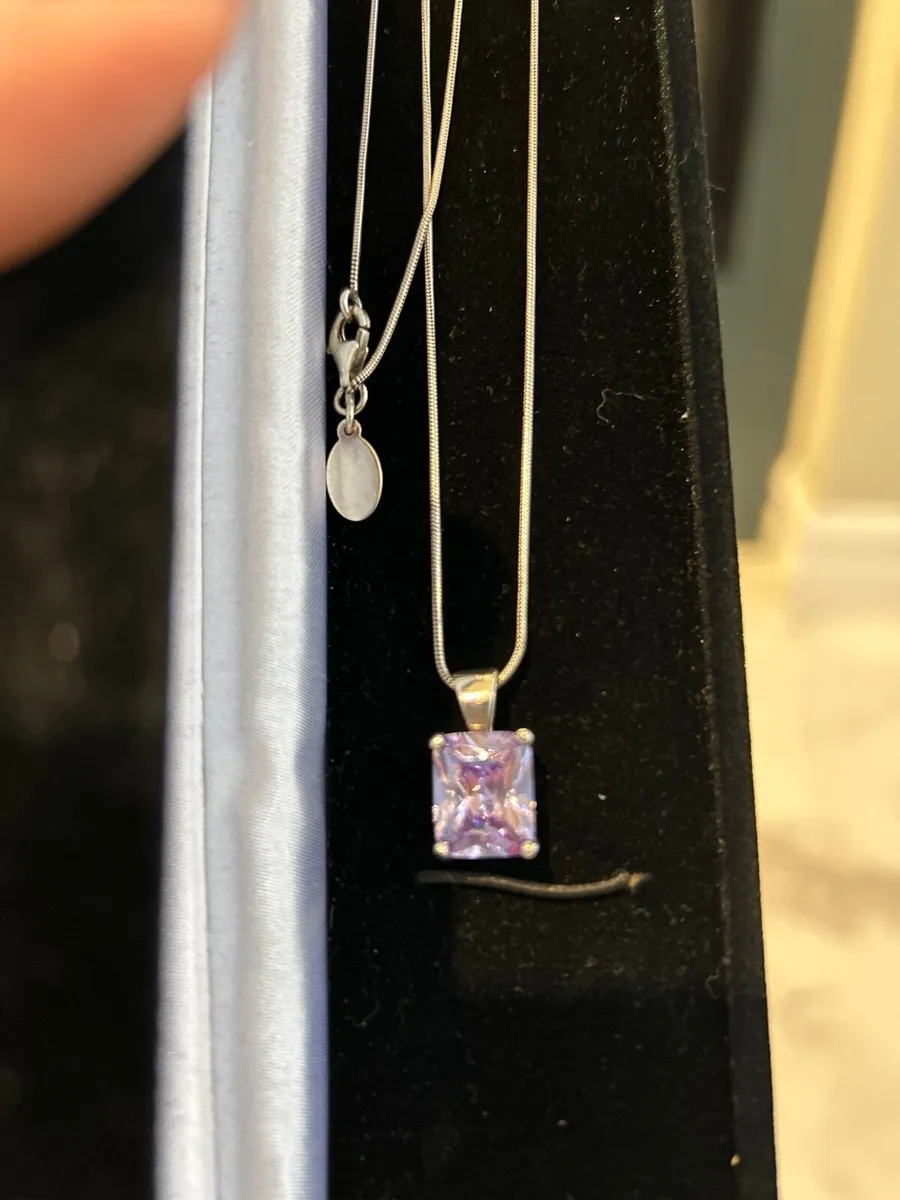 Next silver necklace with - Image 4
