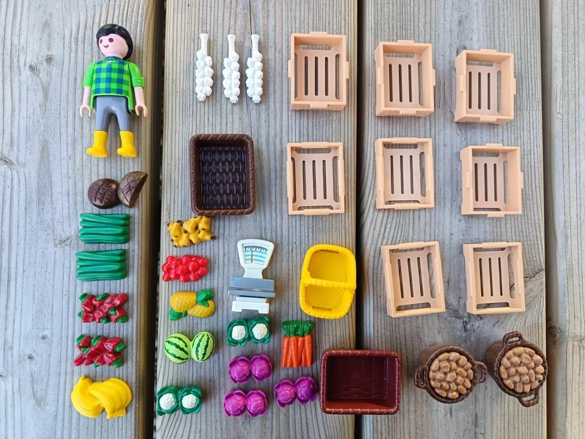 Playmobil fruit and veg stall - Image 4